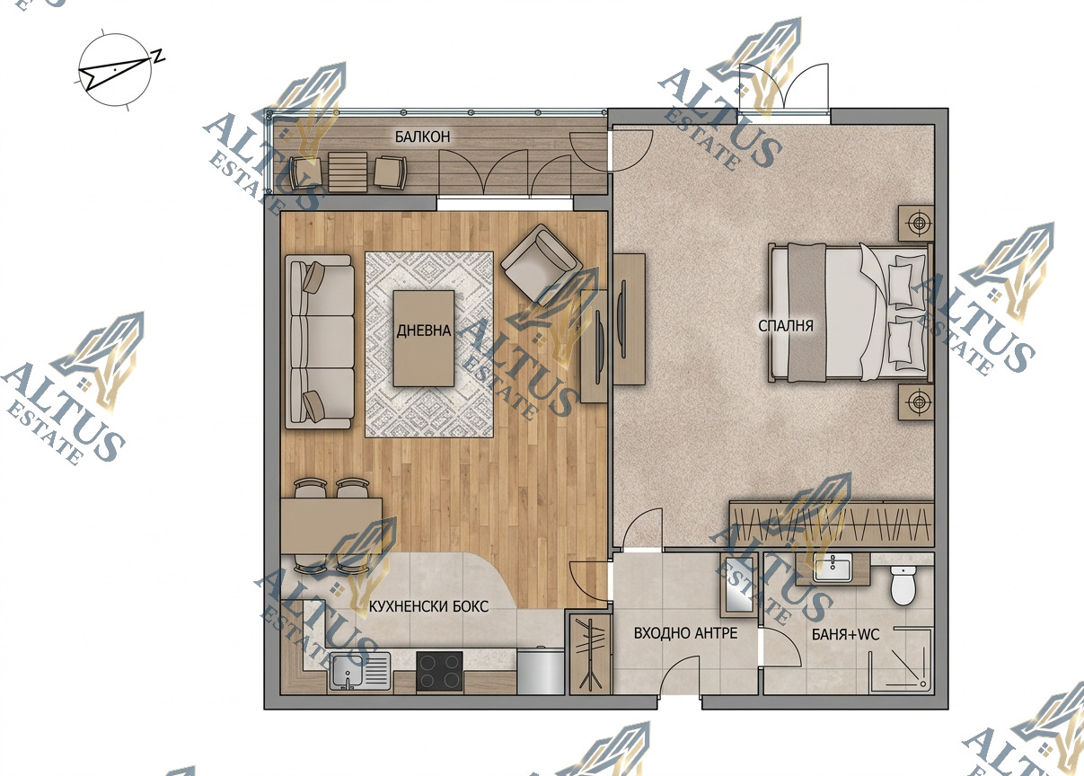 Продава 2-СТАЕН, гр. София, Люлин 10, снимка 5 - Апартаменти - 54334802