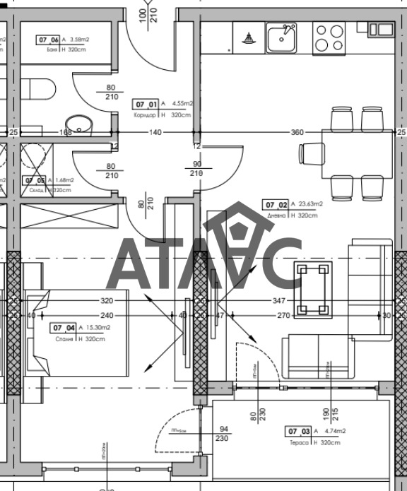 Продава 2-СТАЕН, гр. Пловдив, Кършияка, снимка 3 - Апартаменти - 53494664