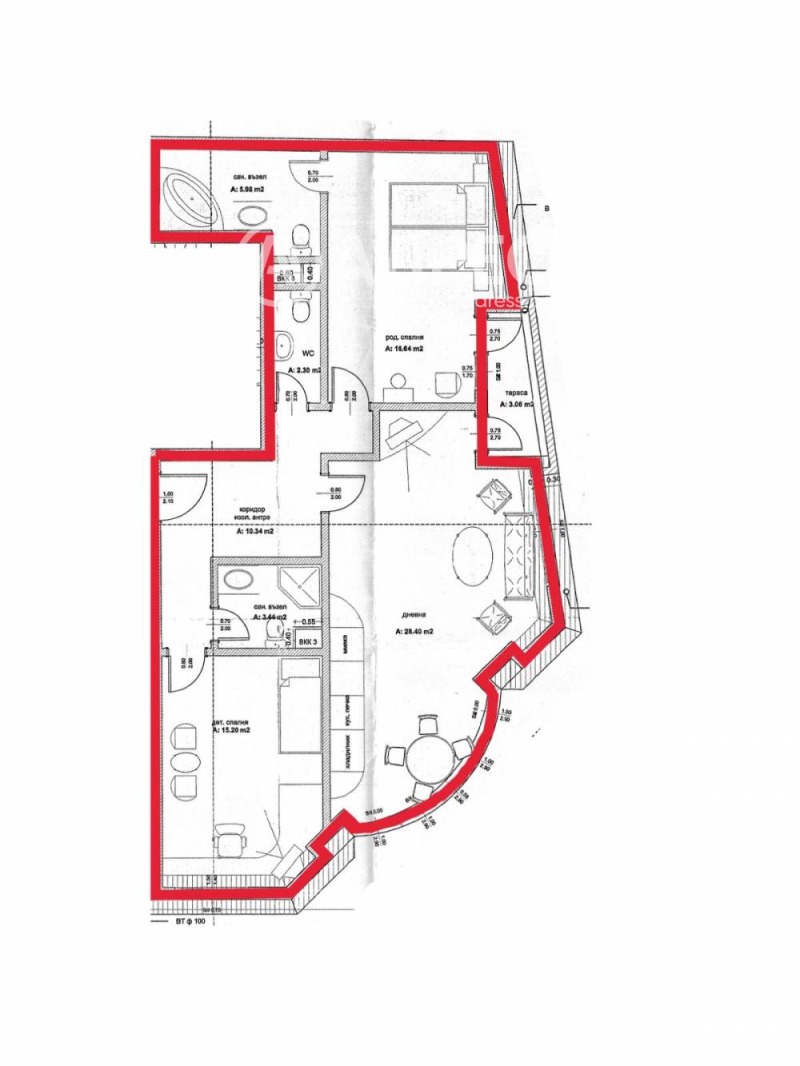 Продава 3-СТАЕН, гр. София, Манастирски ливади, снимка 3 - Апартаменти - 52278232