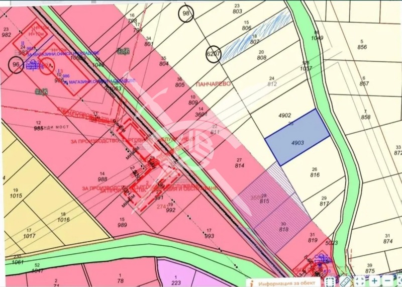 Til salgs  Plott Sofia , Lozen , 3700 kvm | 89866031