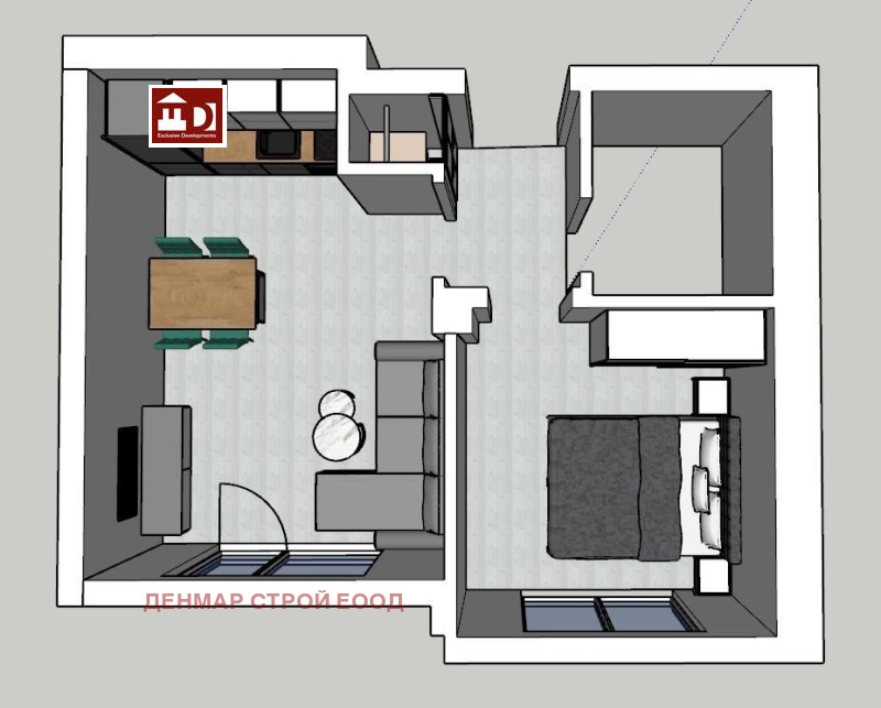 À venda  1 quarto Sofia , Studentski grad , 53 m² | 25743682 - imagem [13]