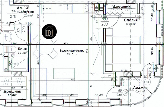 На продаж  1 спальня Пловдив , Христо Смирненски , 59 кв.м | 80343653 - зображення [3]