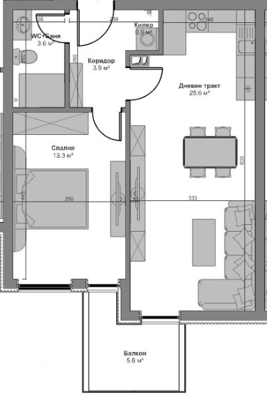 Продава 2-СТАЕН, гр. Варна, Кайсиева градина, снимка 2 - Апартаменти - 52272292