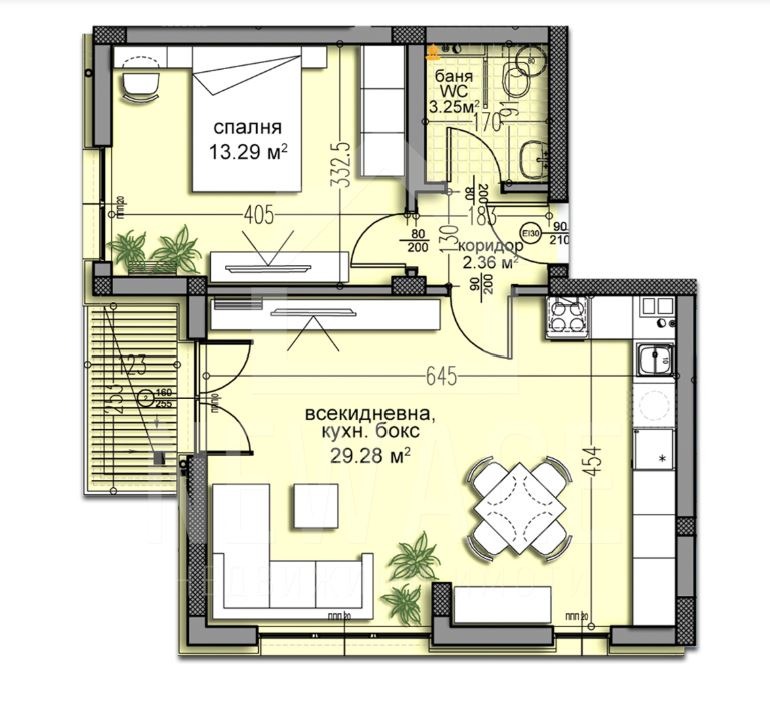 Продава 2-СТАЕН, гр. Варна, Изгрев, снимка 4 - Апартаменти - 54632856