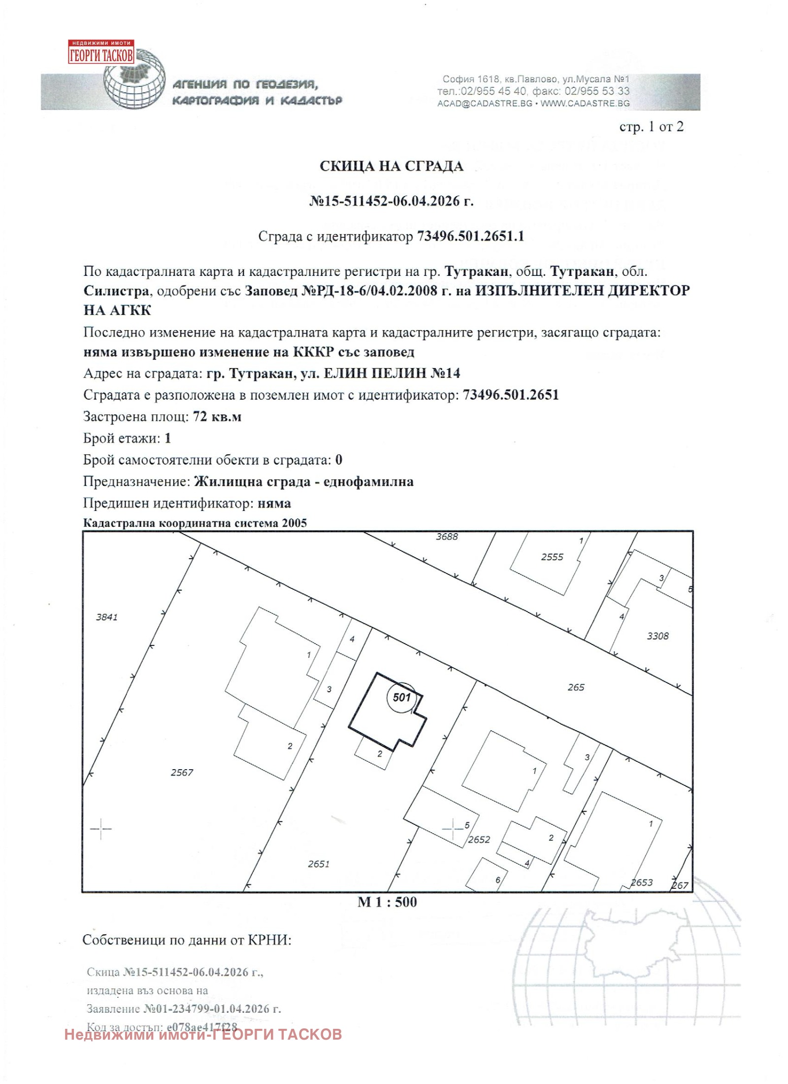 Продава КЪЩА, гр. Тутракан, област Силистра