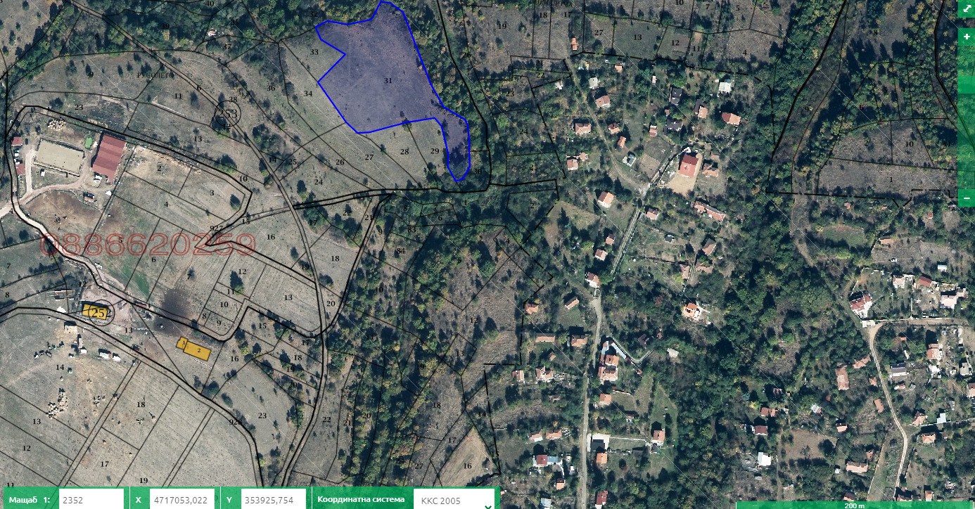 Продава ПАРЦЕЛ, с. Вакарел, област София област