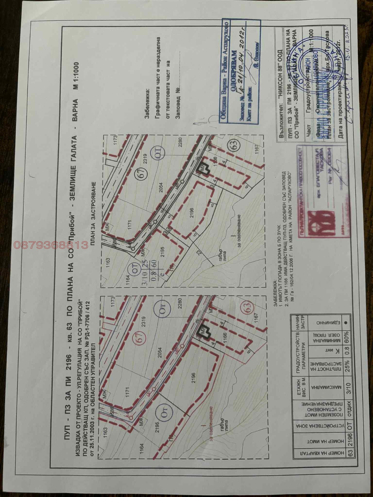 Продава ПАРЦЕЛ, гр. Варна, м-т Прибой, снимка 5 - Парцели - 54904109