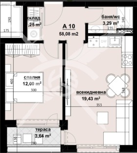 Продажба на двустайни апартаменти в град Бургас — страница 12 - изображение 3 