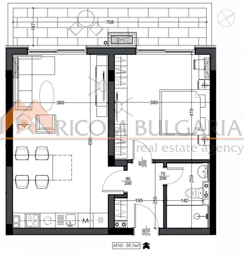 En venta  1 dormitorio Varna , Vinitsa , 68 metros cuadrados | 84943362 - imagen [2]