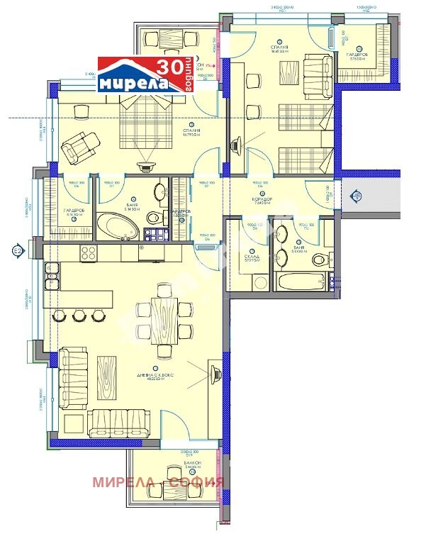 Продава  3-стаен град София , Манастирски ливади , 157 кв.м | 70187714