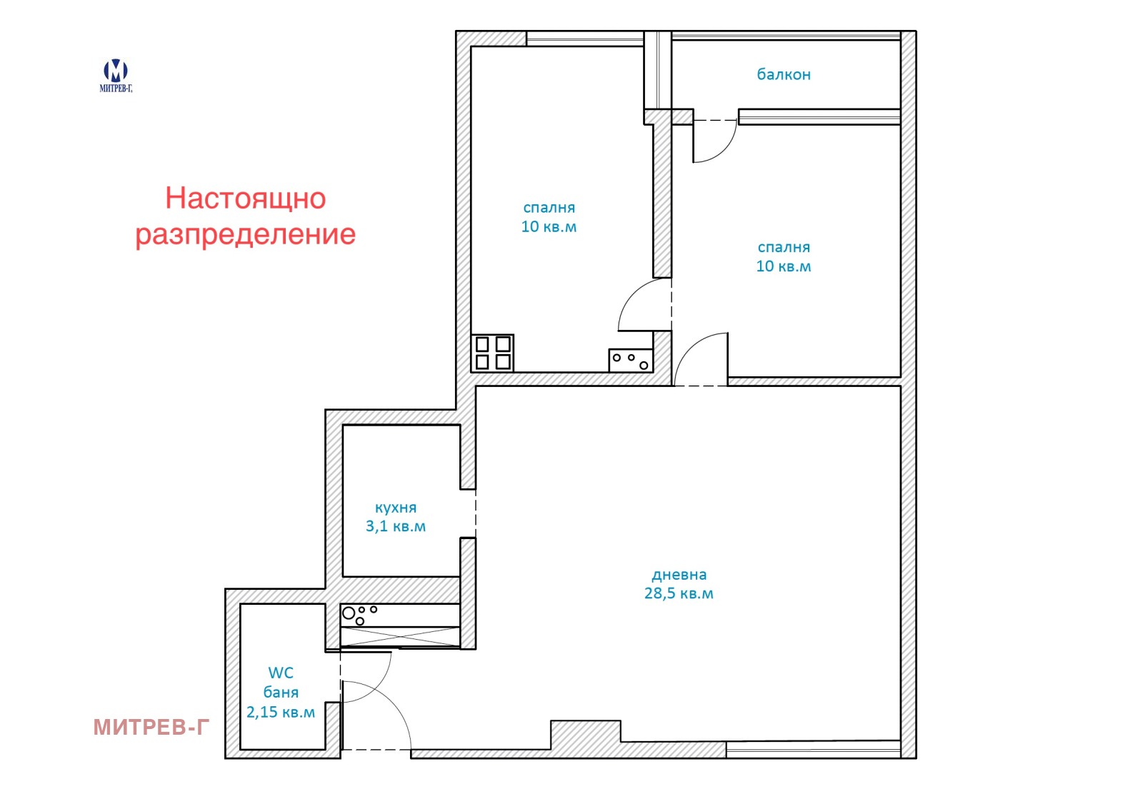 Продава 3-СТАЕН, гр. София, Белите брези, снимка 2 - Апартаменти - 55182771