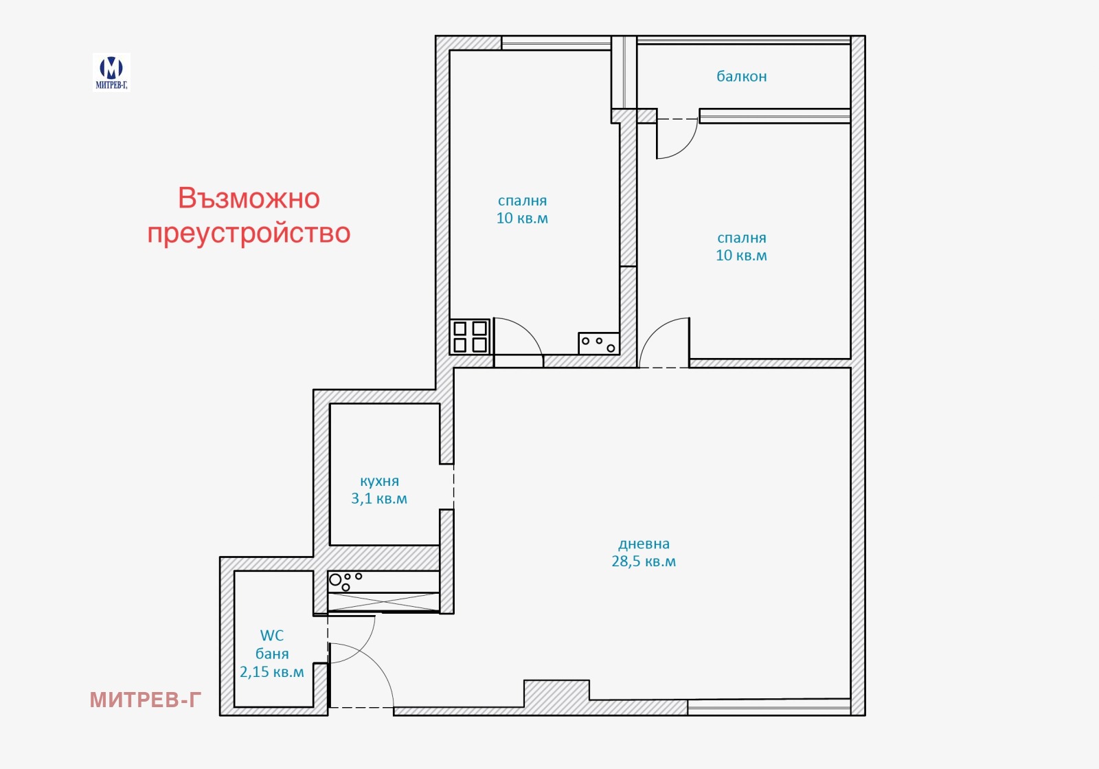 Продава 3-СТАЕН, гр. София, Белите брези