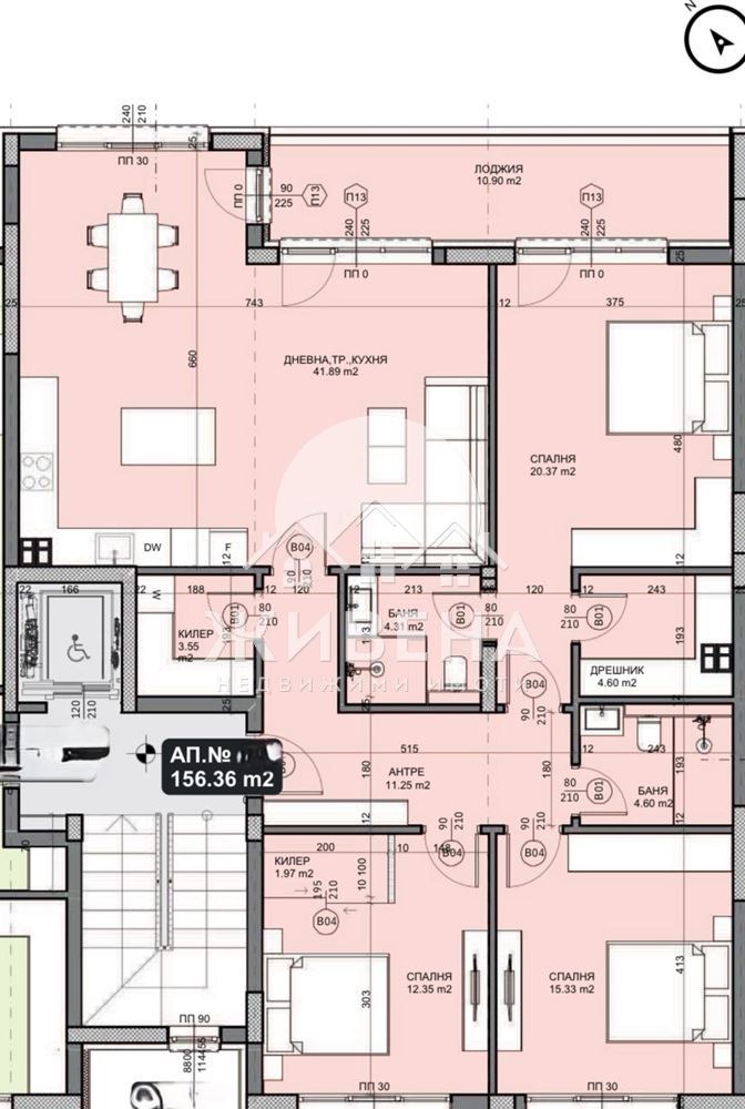 Satılık  3 yatak odası Varna , Galata , 182 metrekare | 70229126 - görüntü [5]