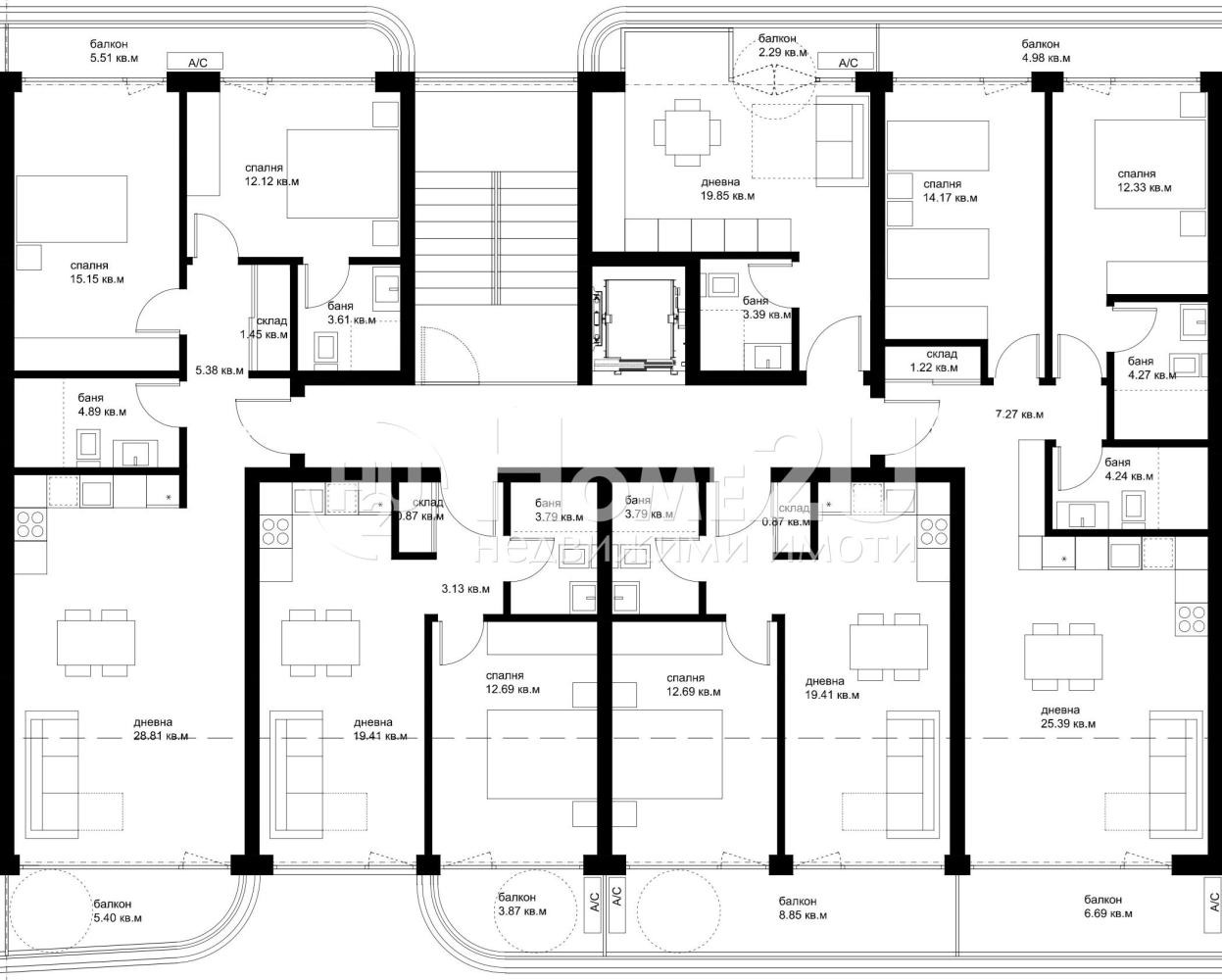 Продава 1-СТАЕН, гр. Варна, Трошево, снимка 3 - Апартаменти - 53682516