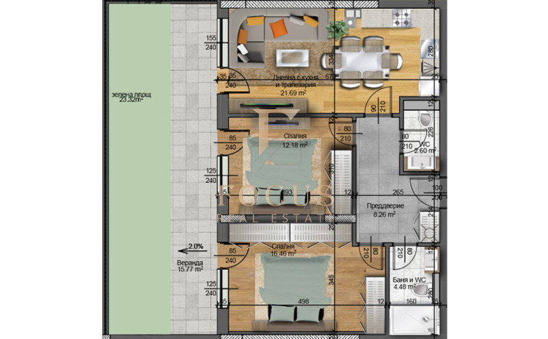 Продава 3-СТАЕН, гр. Пловдив, Христо Смирненски, снимка 3 - Aпартаменти - 49024035