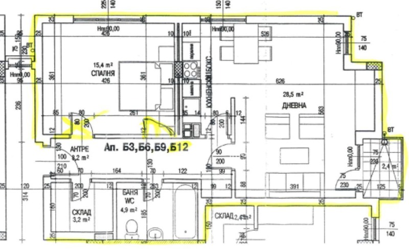 Продава 2-СТАЕН, гр. София, Карпузица, снимка 2 - Апартаменти - 52523324