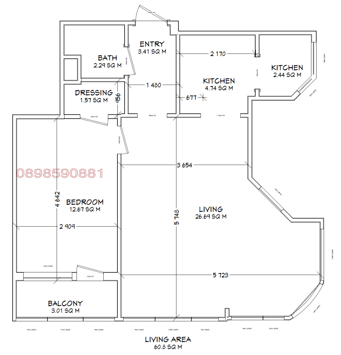 Продава 2-СТАЕН, гр. Бургас, Изгрев, снимка 11 - Апартаменти - 54334516