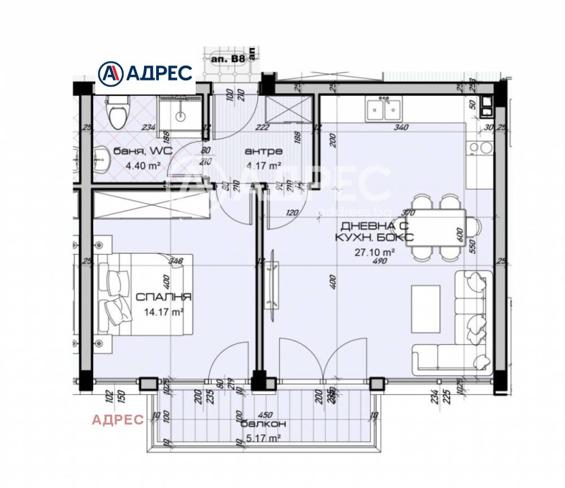 En venta  1 dormitorio Varna , Vinitsa , 77 metros cuadrados | 11025543