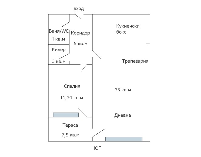 Продава 2-СТАЕН, гр. Варна, к.к. Чайка, снимка 16 - Aпартаменти - 49399390