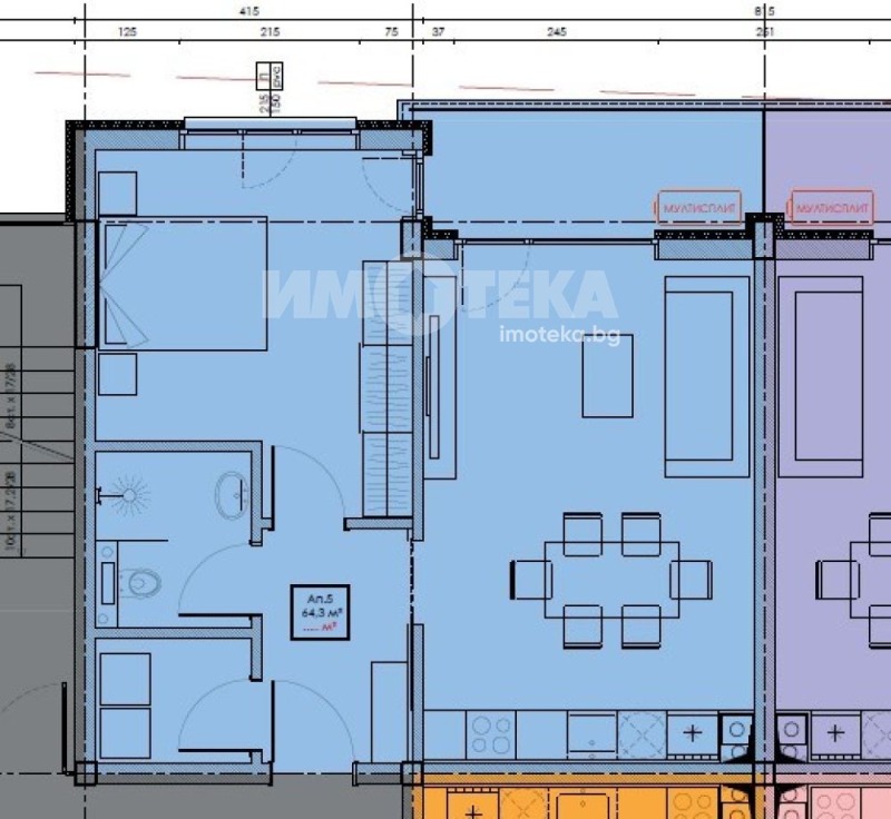 Zu verkaufen  1 Schlafzimmer Warna , Wladislaw Warnentschik 1 , 73 qm | 92304827 - Bild [3]