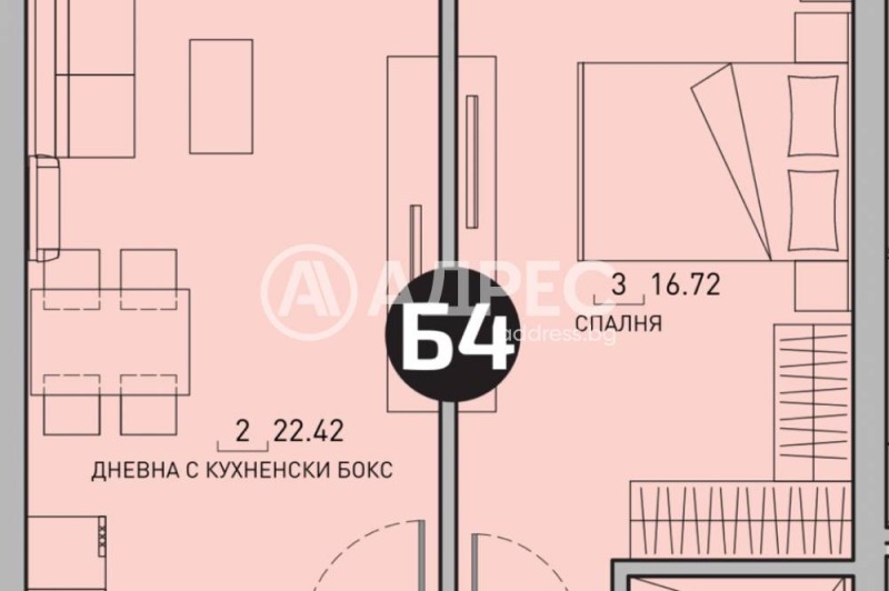 Til salg  1 soveværelse Sofia , Malinova dolina , 65 kvm | 61429796 - billede [2]