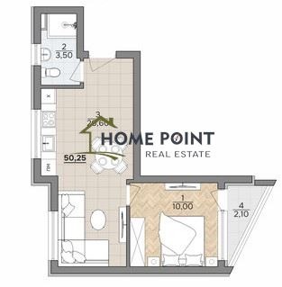 Te koop  1 slaapkamer Varna , k.k. Tsjajka , 50 m² | 96877854 - afbeelding [2]
