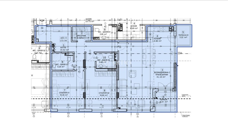 Продается  3 спальни София , Лозенец , 148 кв.м | 41086383 - изображение [9]