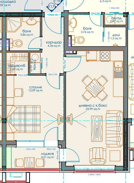 Продава 2-СТАЕН, гр. София, Витоша, снимка 11 - Aпартаменти - 47247596