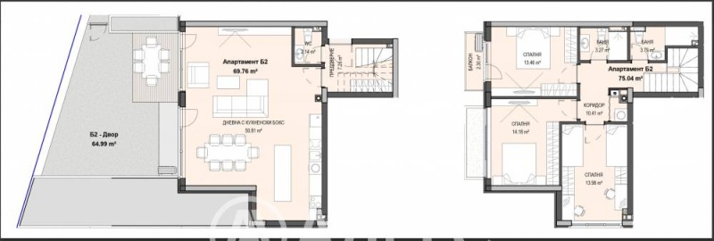 Продава 3-СТАЕН, гр. София, Кръстова вада, снимка 4 - Апартаменти - 53520097