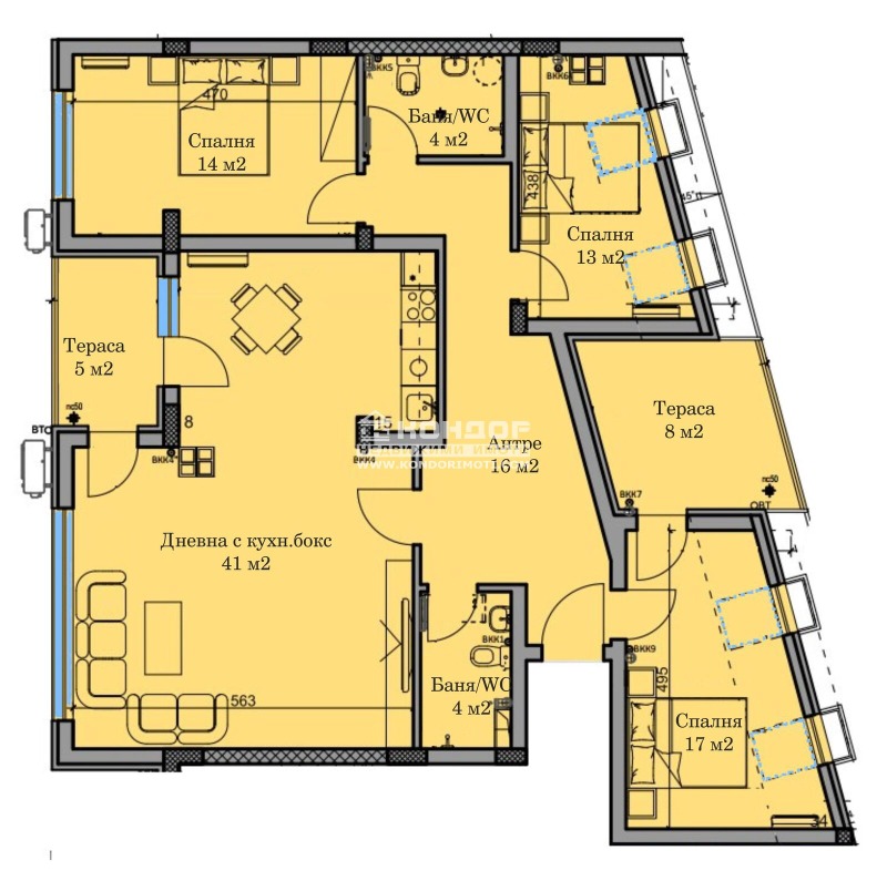 Продава МНОГОСТАЕН, гр. Пловдив, Христо Смирненски, снимка 3 - Апартаменти - 52329858