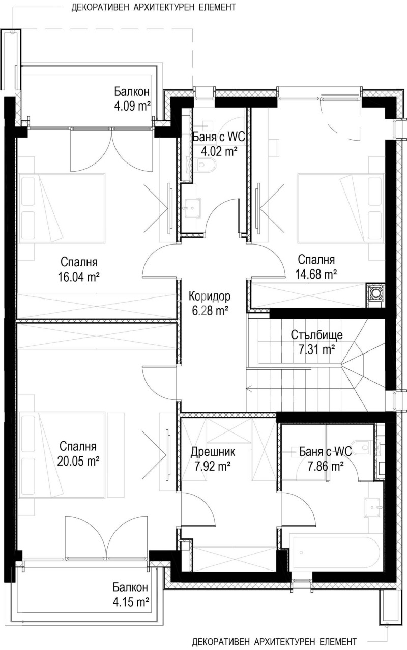 Till salu  Hus Sofia , m-t Kambanite , 406 kvm | 45536755 - bild [8]