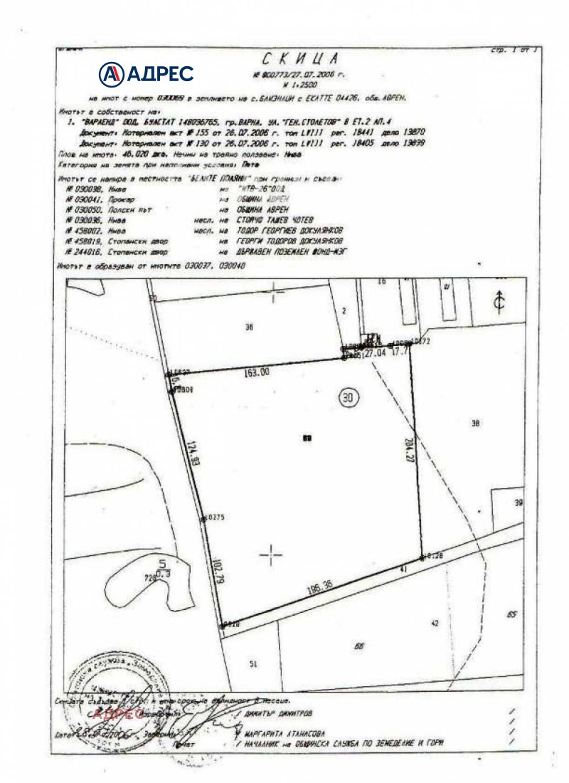 Til salg  Grund region Varna , Bliznatsi , 46000 kvm | 61227349 - billede [3]