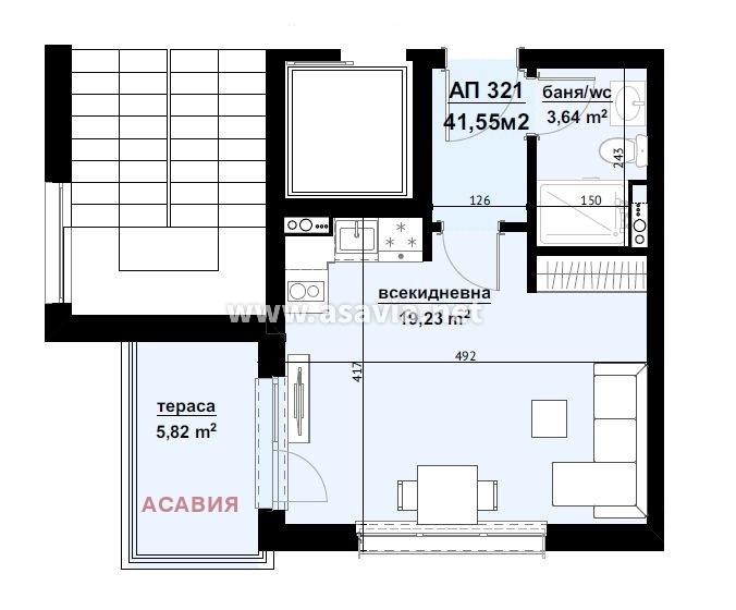 Продава 1-СТАЕН, гр. Созопол, област Бургас, снимка 12 - Апартаменти - 52688551
