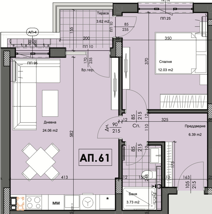 Na prodej  1 ložnice Plovdiv , Karšijaka , 75 m2 | 11662913 - obraz [4]