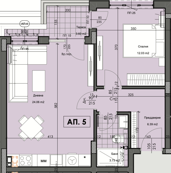 Продава 2-СТАЕН, гр. Пловдив, Кършияка, снимка 4 - Aпартаменти - 47761434