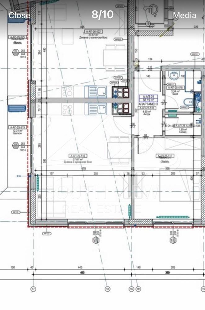 In vendita  1 camera da letto Sofia , Tsentar , 82 mq | 84471177 - Immagine [12]