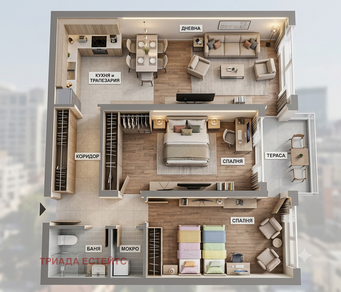 Продава 3-СТАЕН, гр. Бургас, Сарафово, снимка 4 - Апартаменти - 55264514