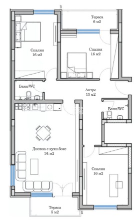 3+ camere da letto Mladegki Halm, Plovdiv 2