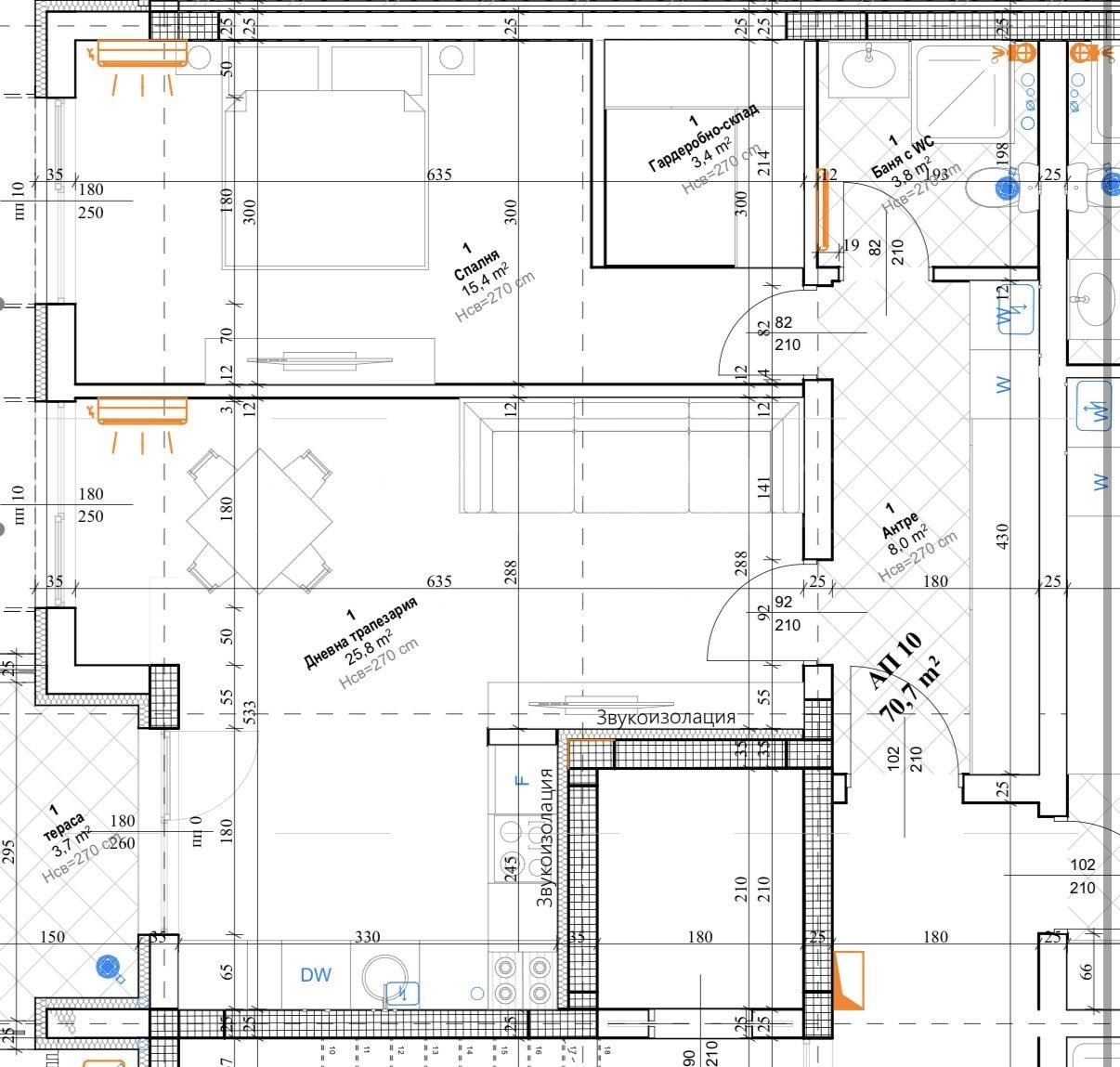 Продава 2-СТАЕН, гр. Пловдив, Остромила, снимка 6 - Апартаменти - 52078066