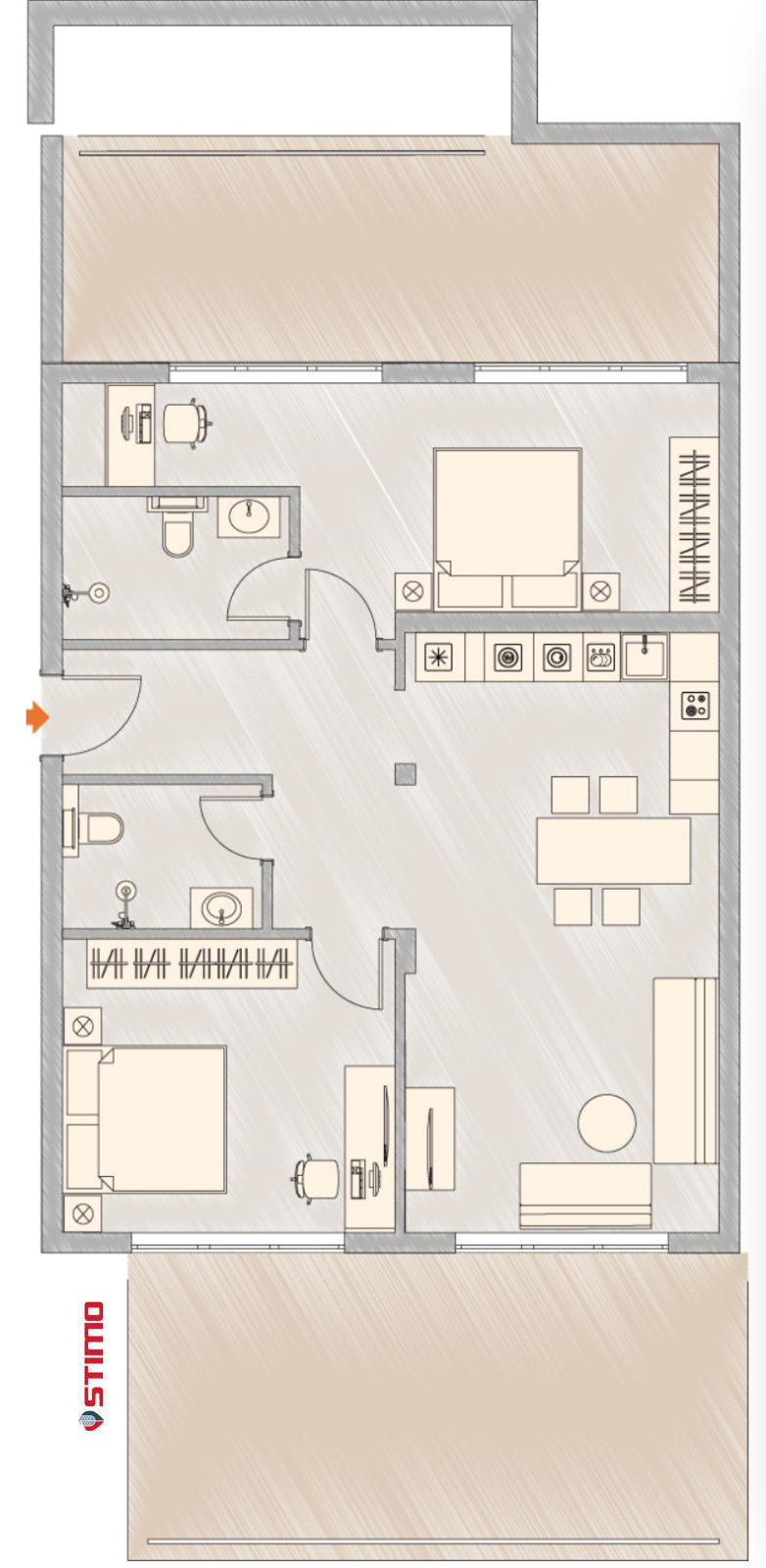 Zu verkaufen  2 Schlafzimmer Sofia , Malinowa dolina , 171 qm | 99197325 - Bild [6]