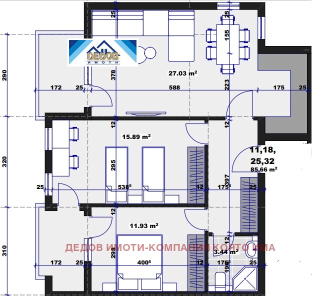 Eladó  2 hálószobás Stara Zagora , Bila , 101 négyzetméter | 29926638 - kép [3]