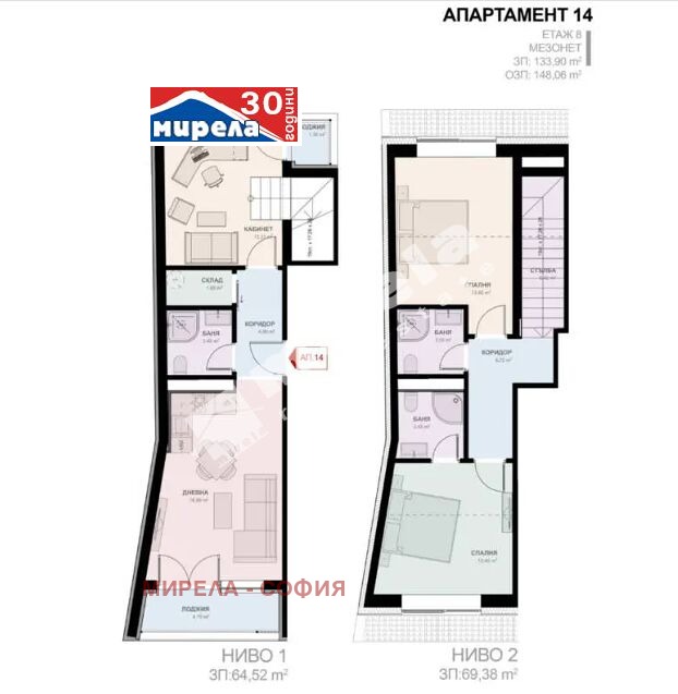 Продава  4-стаен град София , Сухата река , 148 кв.м | 56024832