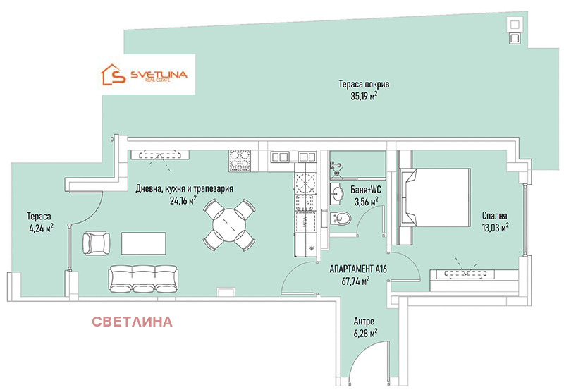 De vânzare  1 dormitor Sofia , Lozeneț , 81 mp | 56243974 - imagine [7]