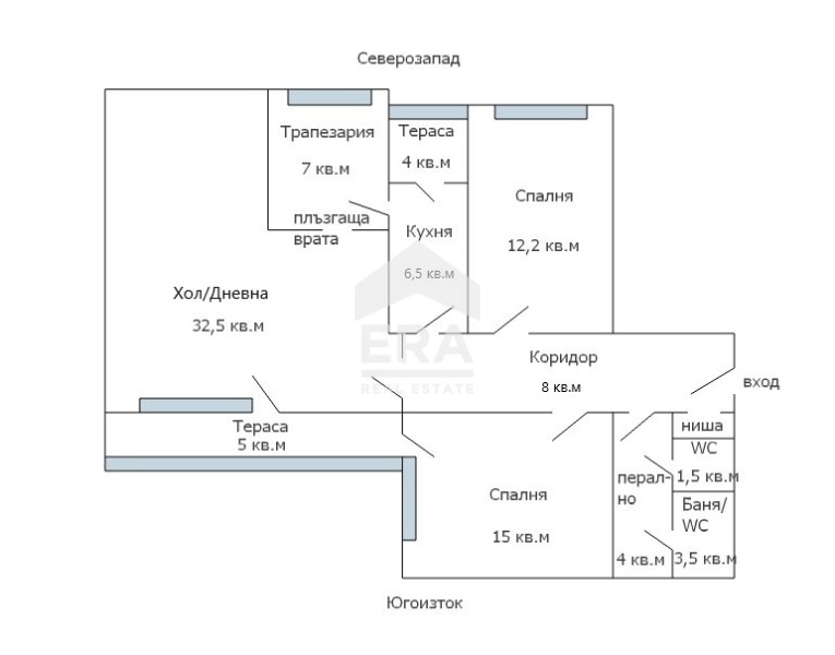 Продава 4-СТАЕН, гр. Варна, Спортна зала, снимка 16 - Апартаменти - 56225375