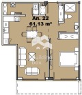 Продава 2-СТАЕН, град София, Княжево • 158422 € / 309846.50 лв. • 61228159 12