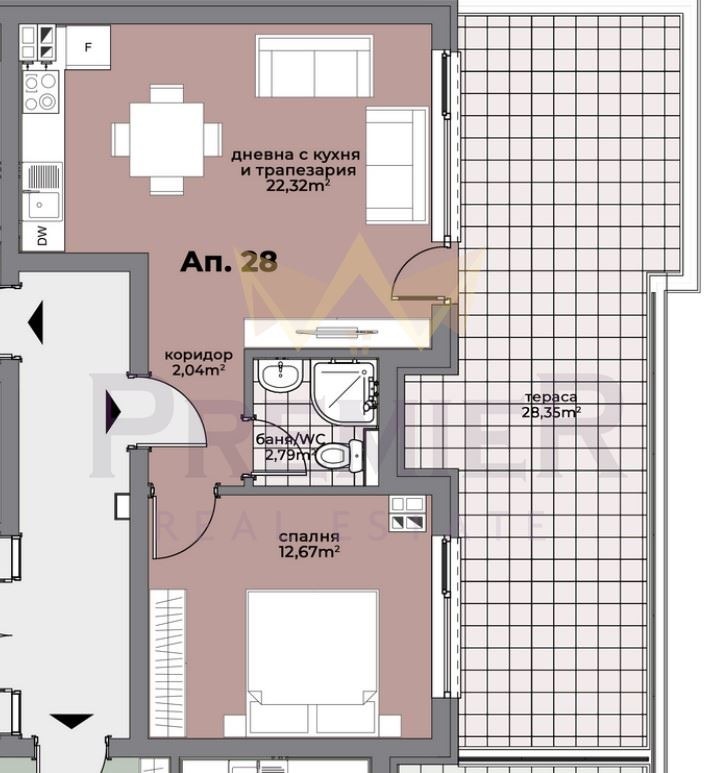 À venda  1 quarto Varna , Pogrebi , 90 m² | 61817499