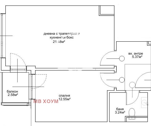 Продава 2-СТАЕН, гр. София, Овча купел, снимка 7 - Апартаменти - 55048035