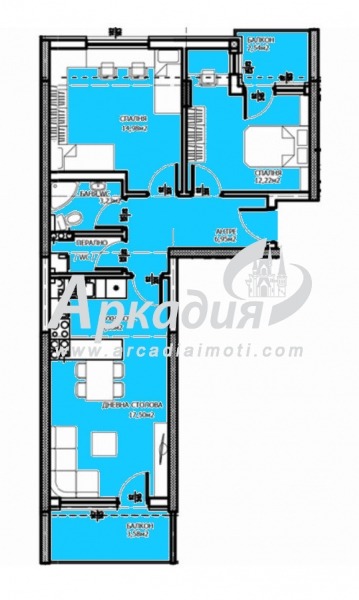 Продается  2 спальни Пловдив , Тракия , 100 кв.м | 22070520 - изображение [5]