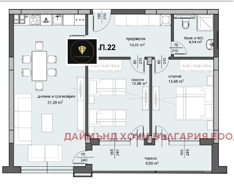 Продава 3-СТАЕН, гр. Пловдив, Център, снимка 2 - Aпартаменти - 48379092