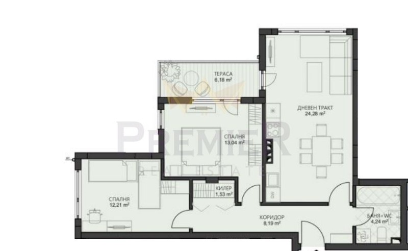 Na prodej  2 ložnice Varna , Vladislav Varnenčik 1 , 90 m2 | 72194971 - obraz [11]